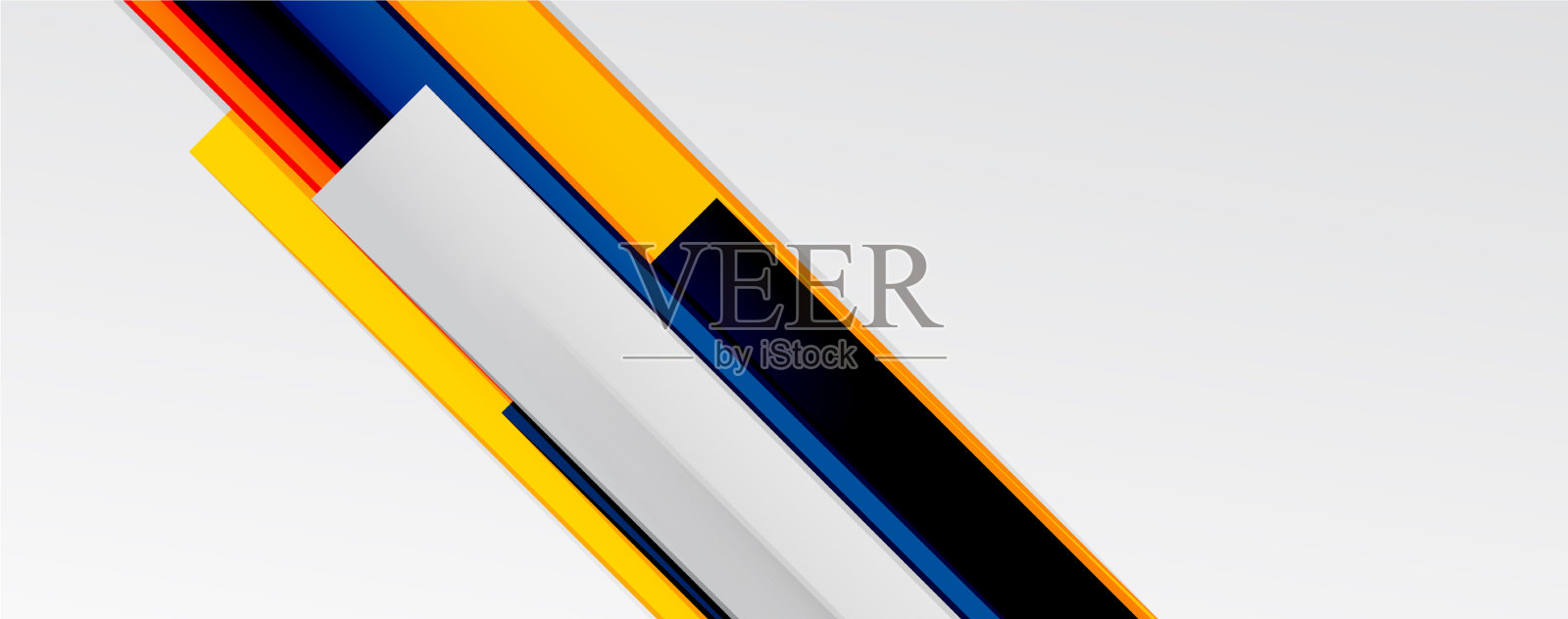 多色线条背景设计模板插画图片素材