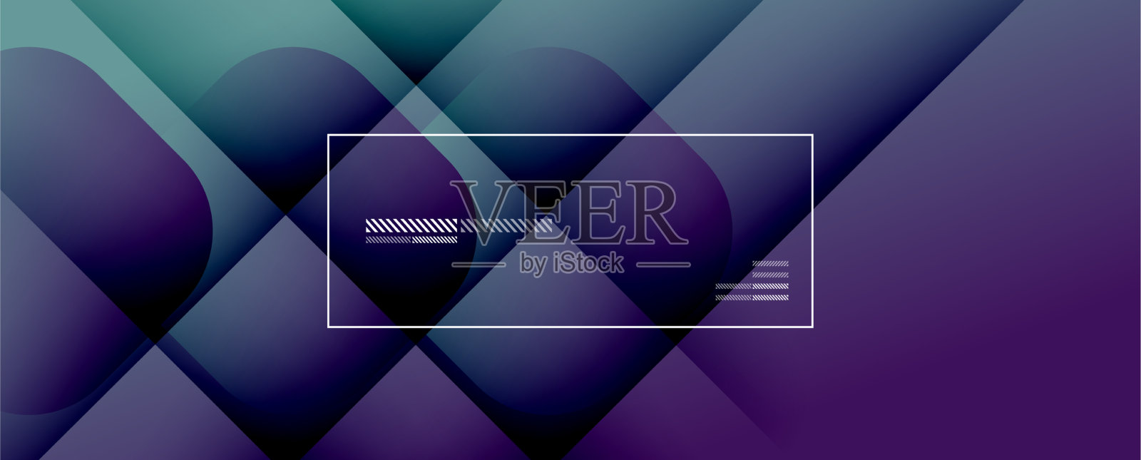 正方形形状构成几何抽象插画图片素材