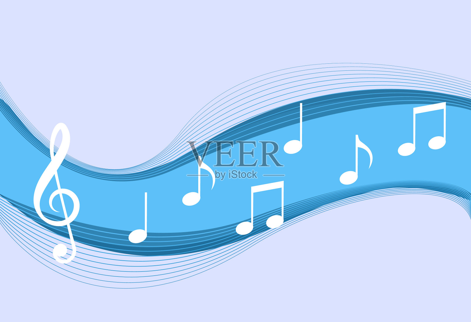 抽象的音乐背景插画图片素材