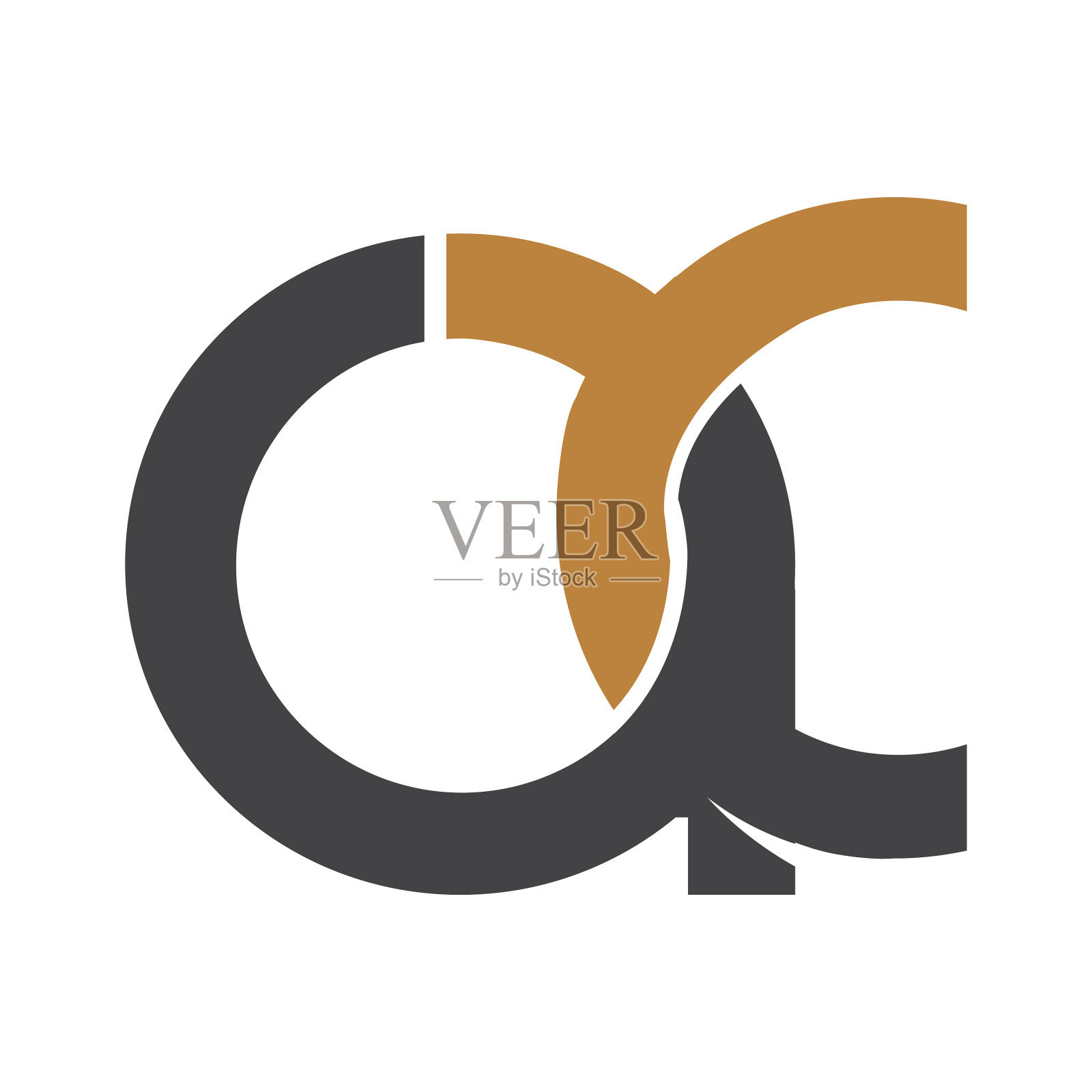 Ax xa a和x抽象的首字母标志设计元素图片