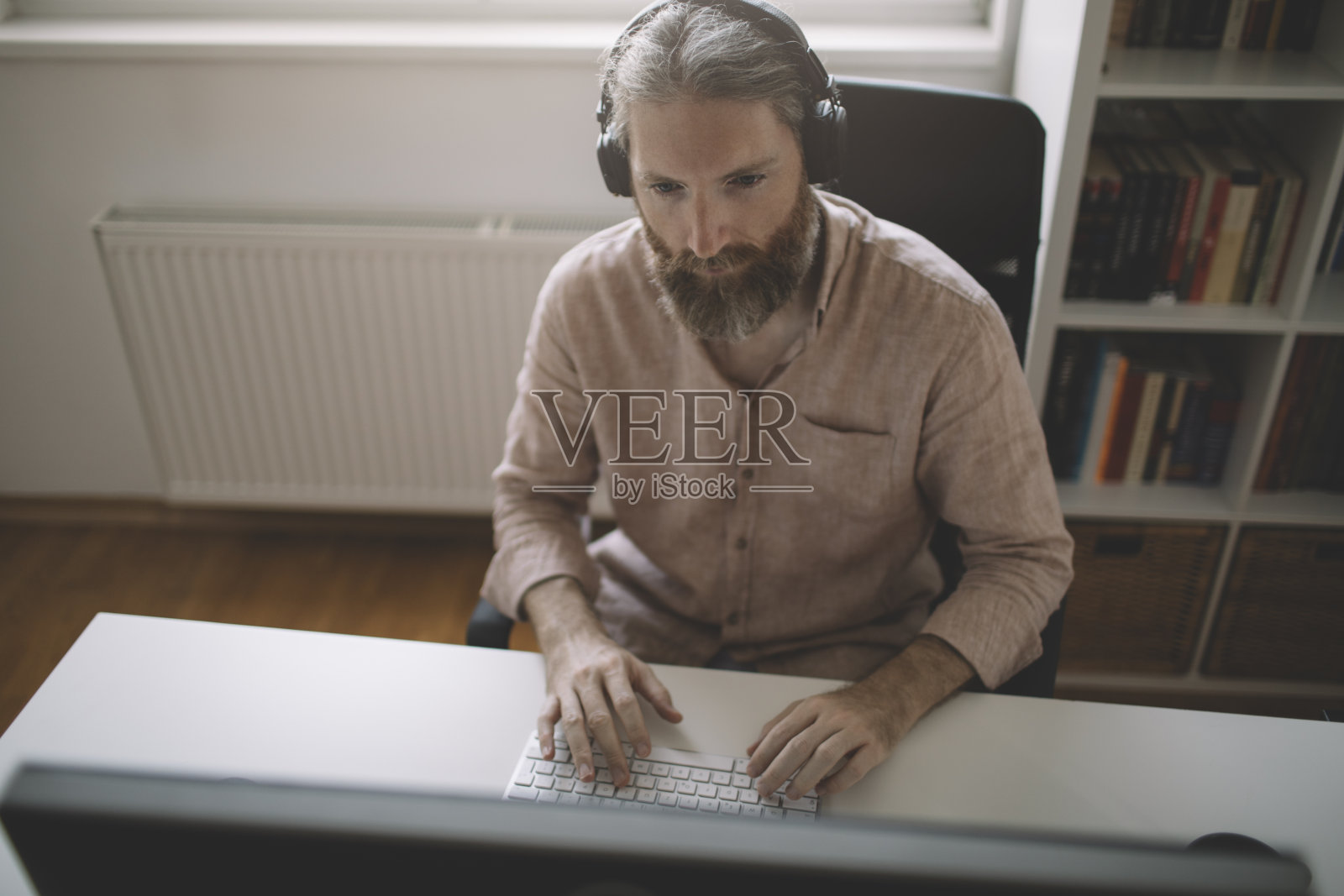 在家工作照片摄影图片