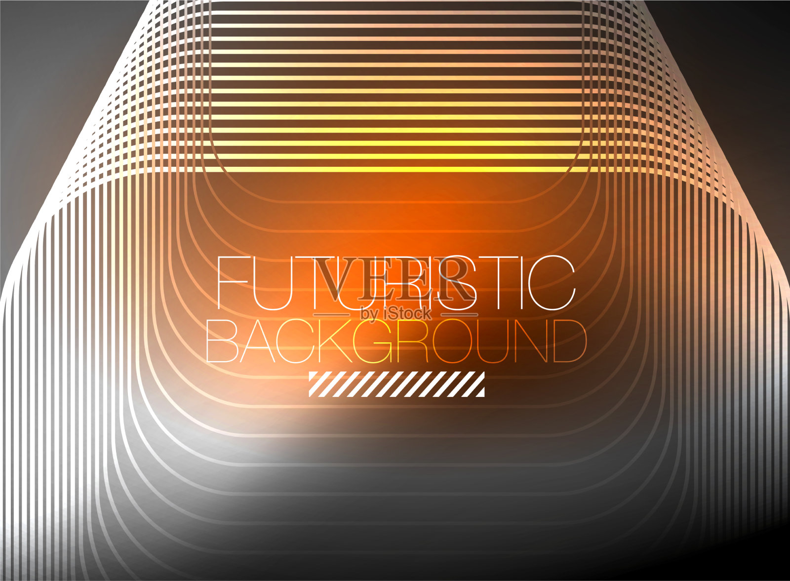 霓虹色方形轮廓线抽象背景插画图片素材