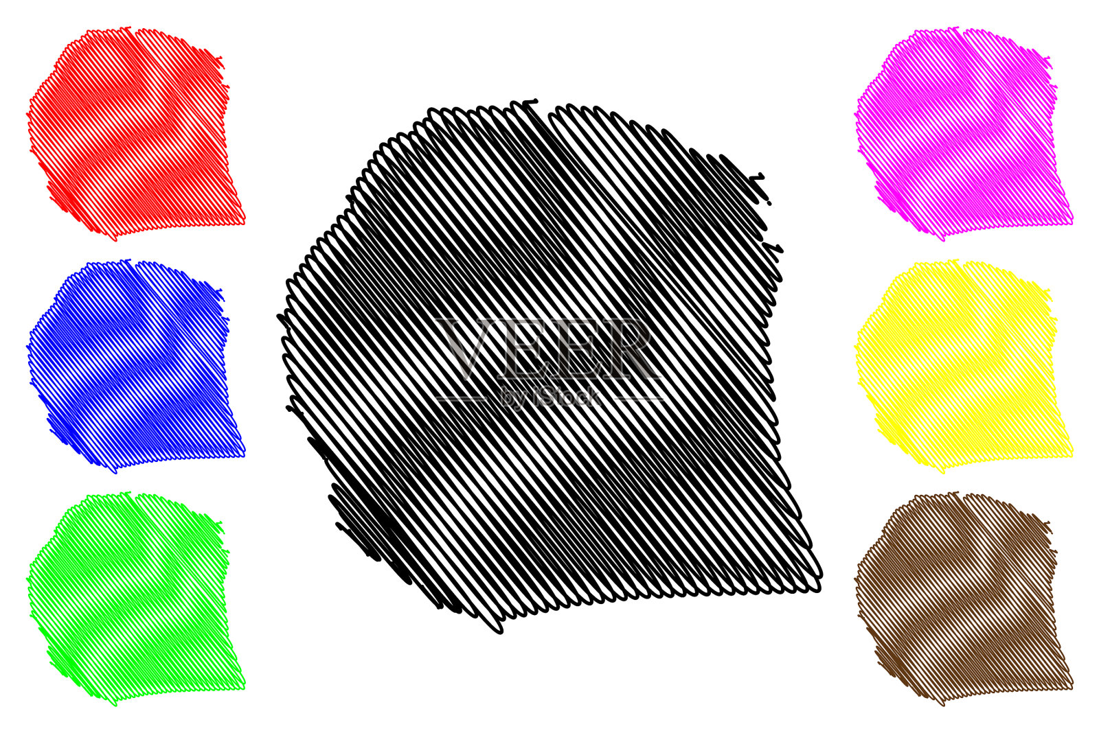 田纳西州沃伦县与美国联合插画图片素材