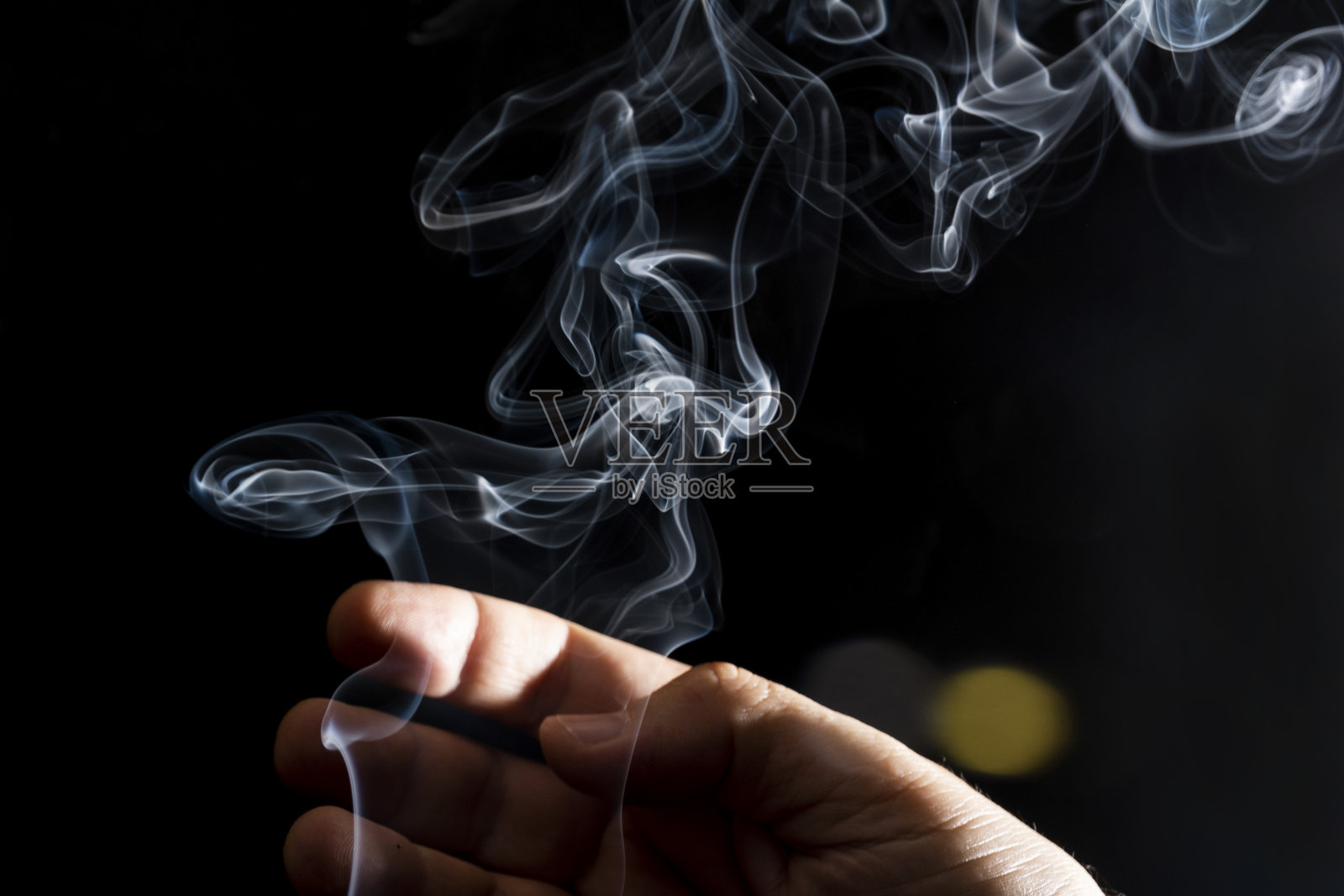 香熏燃烧。照片摄影图片