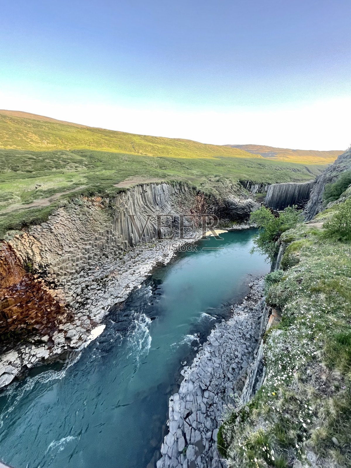 斯图拉吉尔峡谷,冰岛照片摄影图片