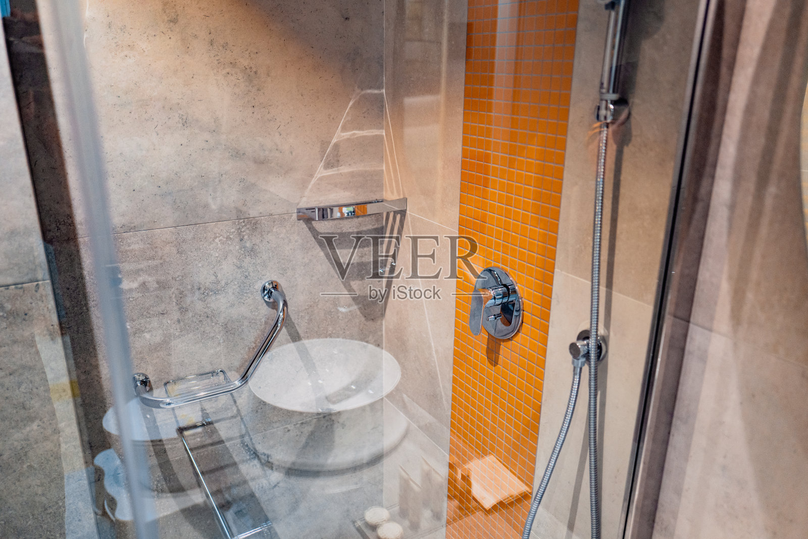 超现代的浴室室内设计照片摄影图片