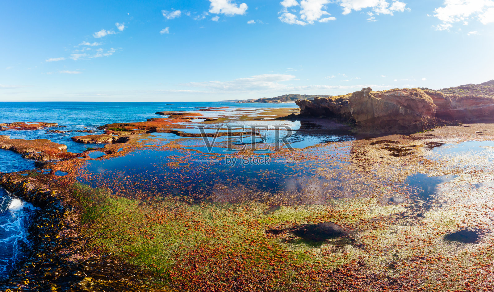 澳大利亚布莱尔高里的蒙弗茨海滩照片摄影图片
