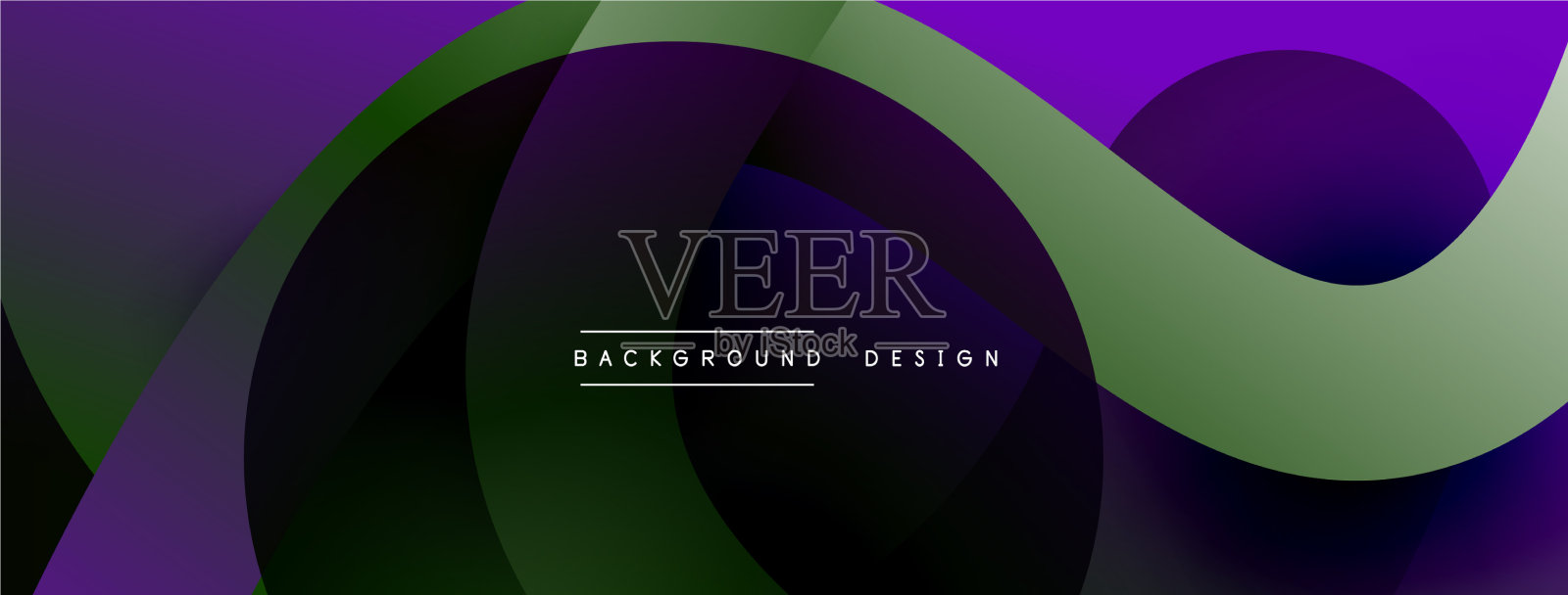 抽象交叠线和圆几何插画图片素材