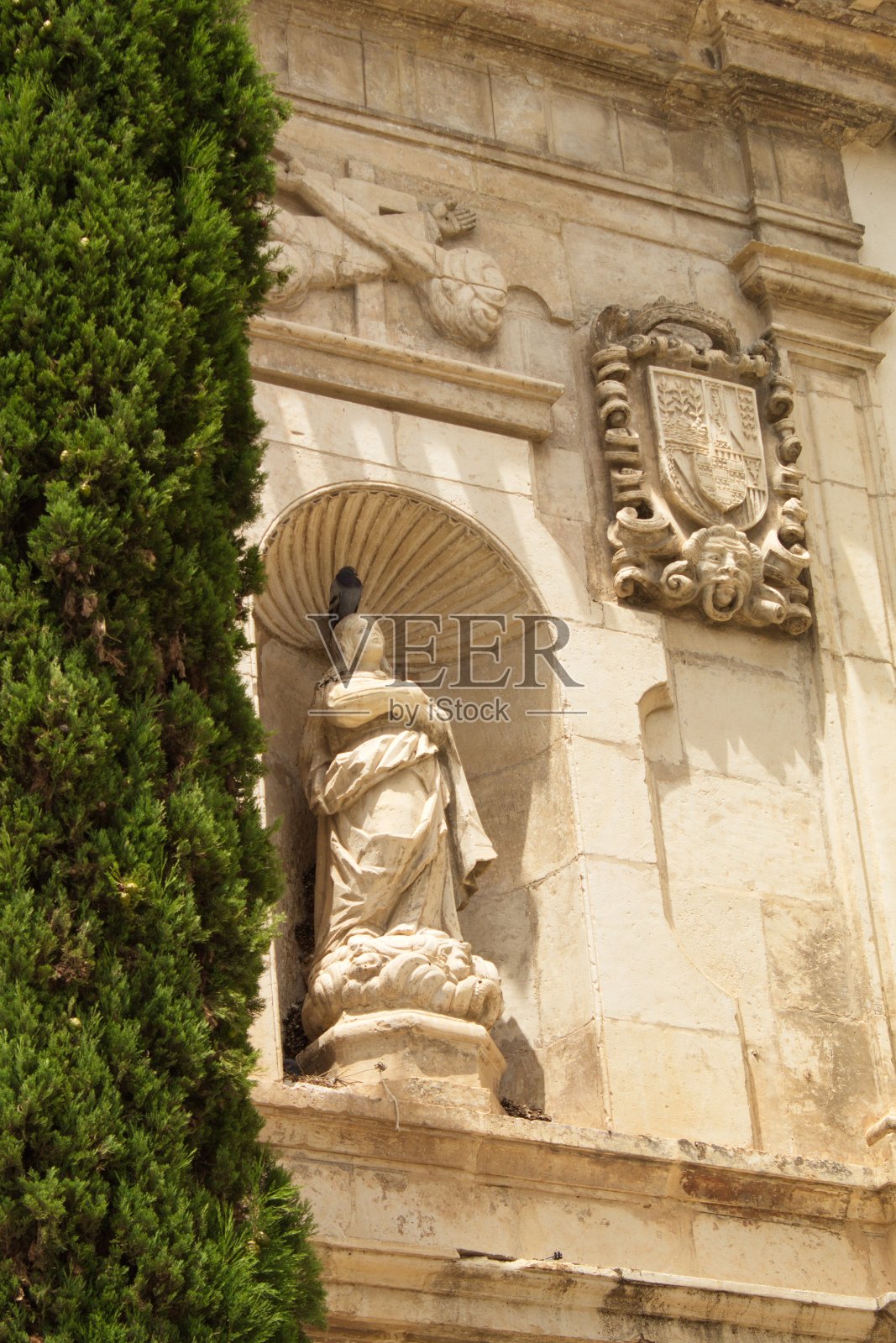 无瑕教堂un Vélez-Rubio, Almería,巴洛克风格照片摄影图片