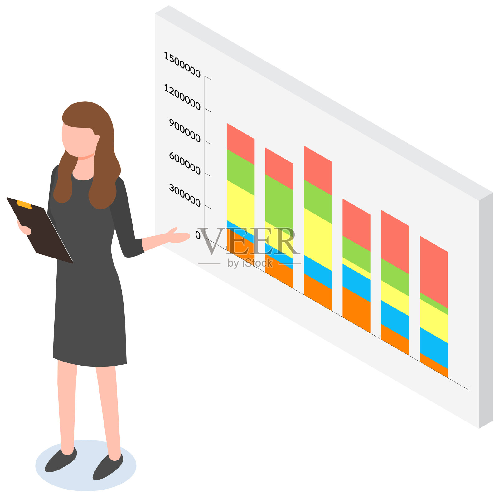 员工分析业务统计指标设计元素图片