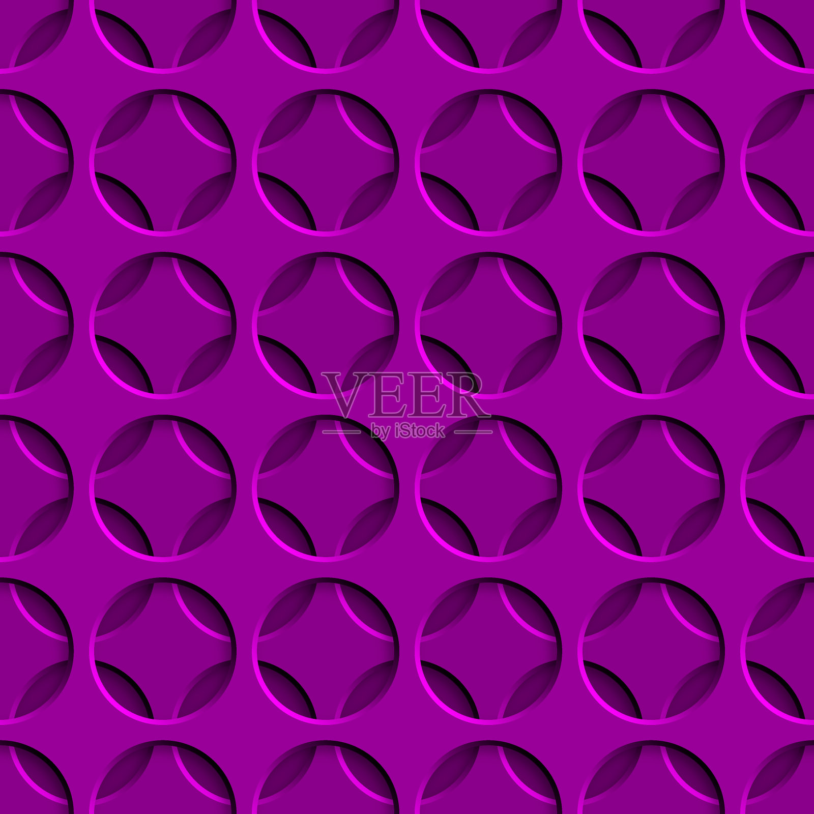 无缝孔型插画图片素材