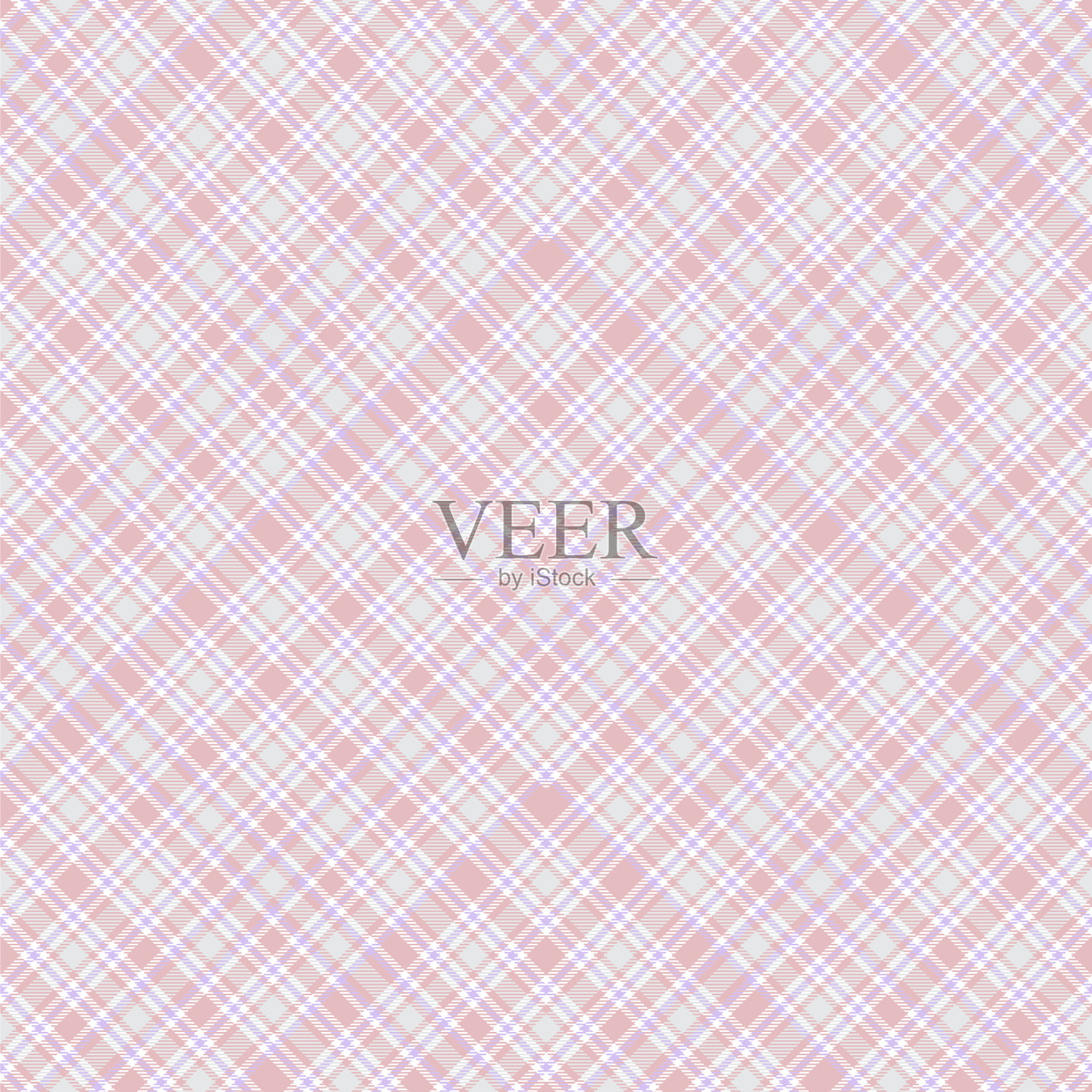 粉红色的人字形格子呢纹理无缝插画图片素材