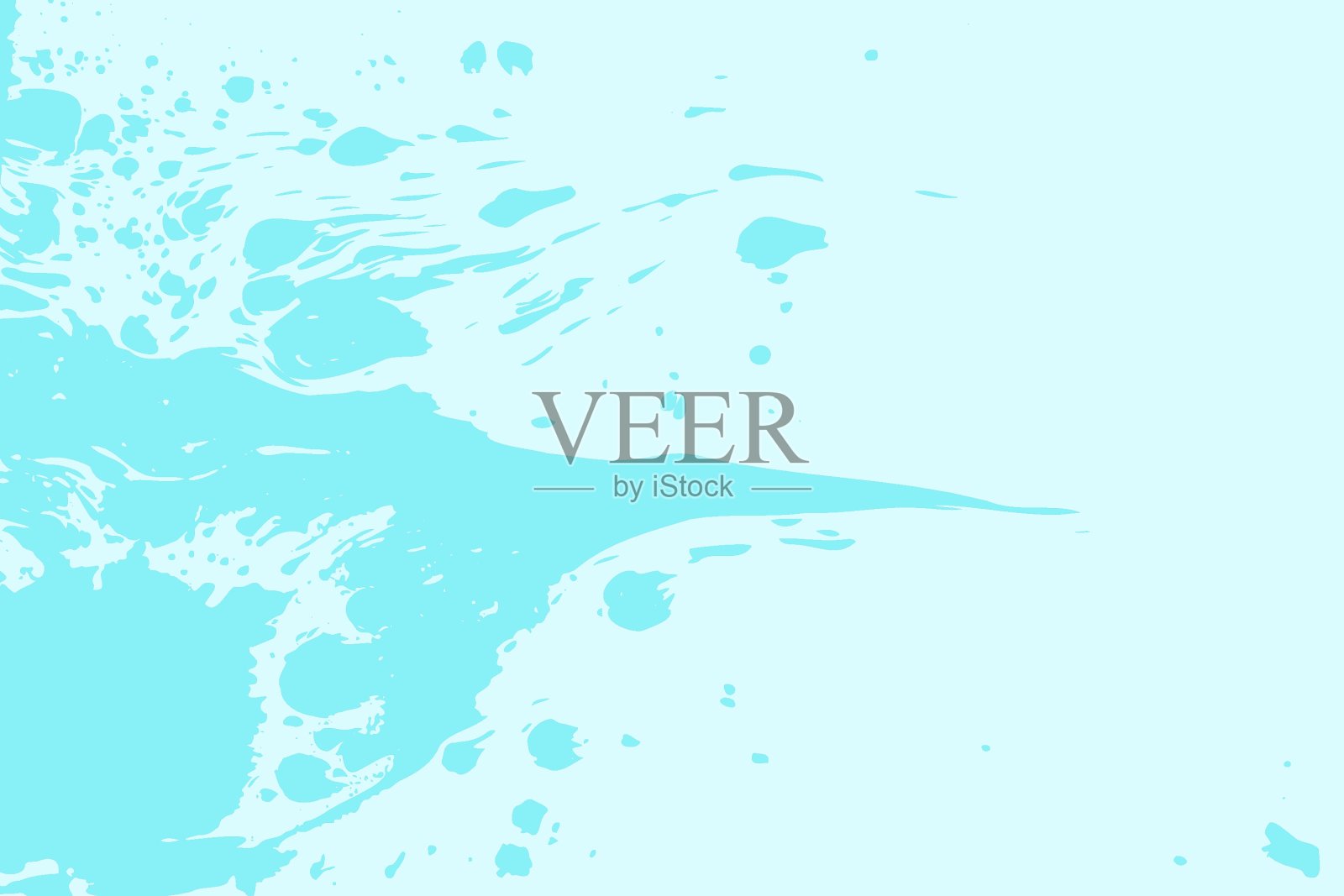 抽象向量垃圾蓝插图插画图片素材