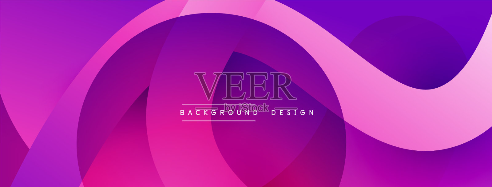 抽象交叠线和圆几何插画图片素材