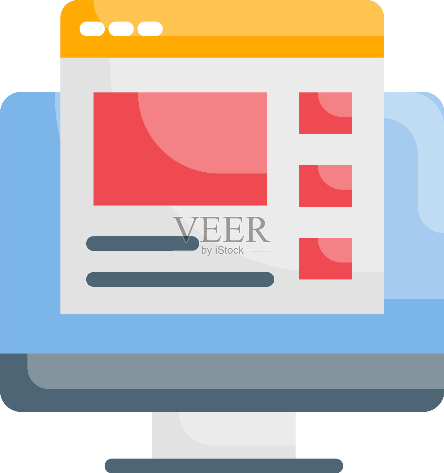 视频内容风格图标素材