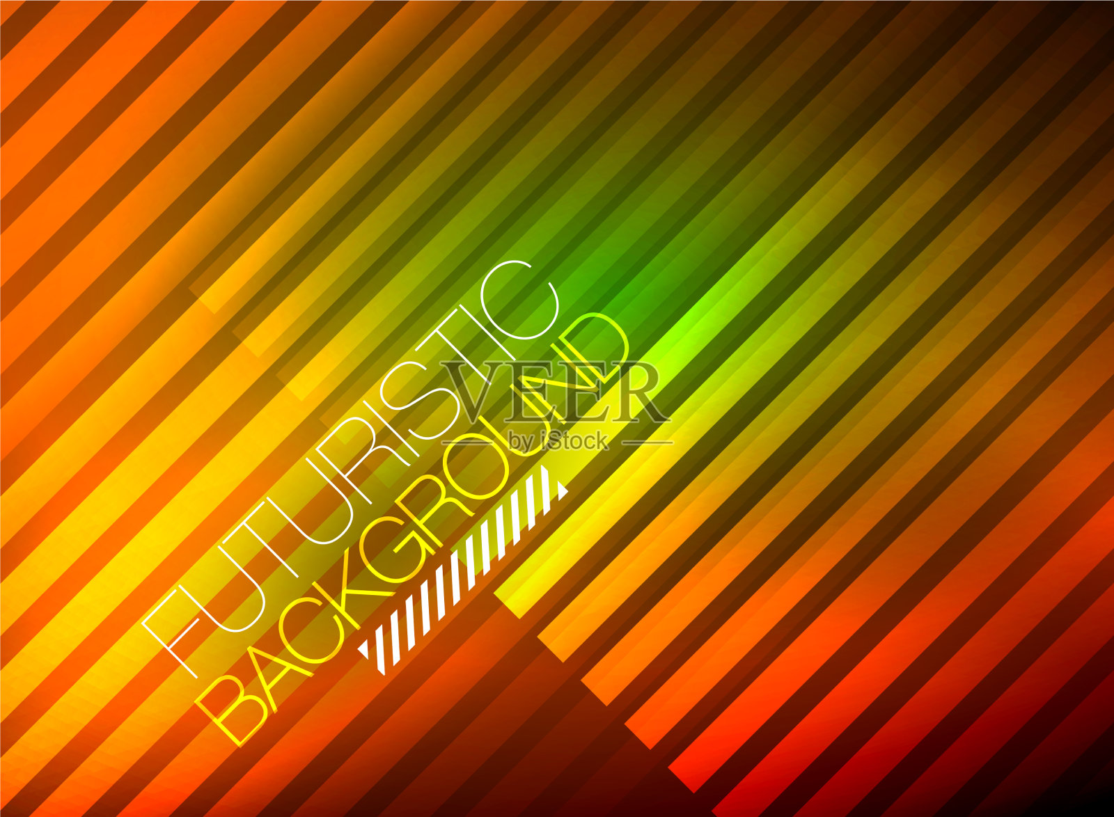 明亮的霓虹灯色彩技术抽象背景插画图片素材