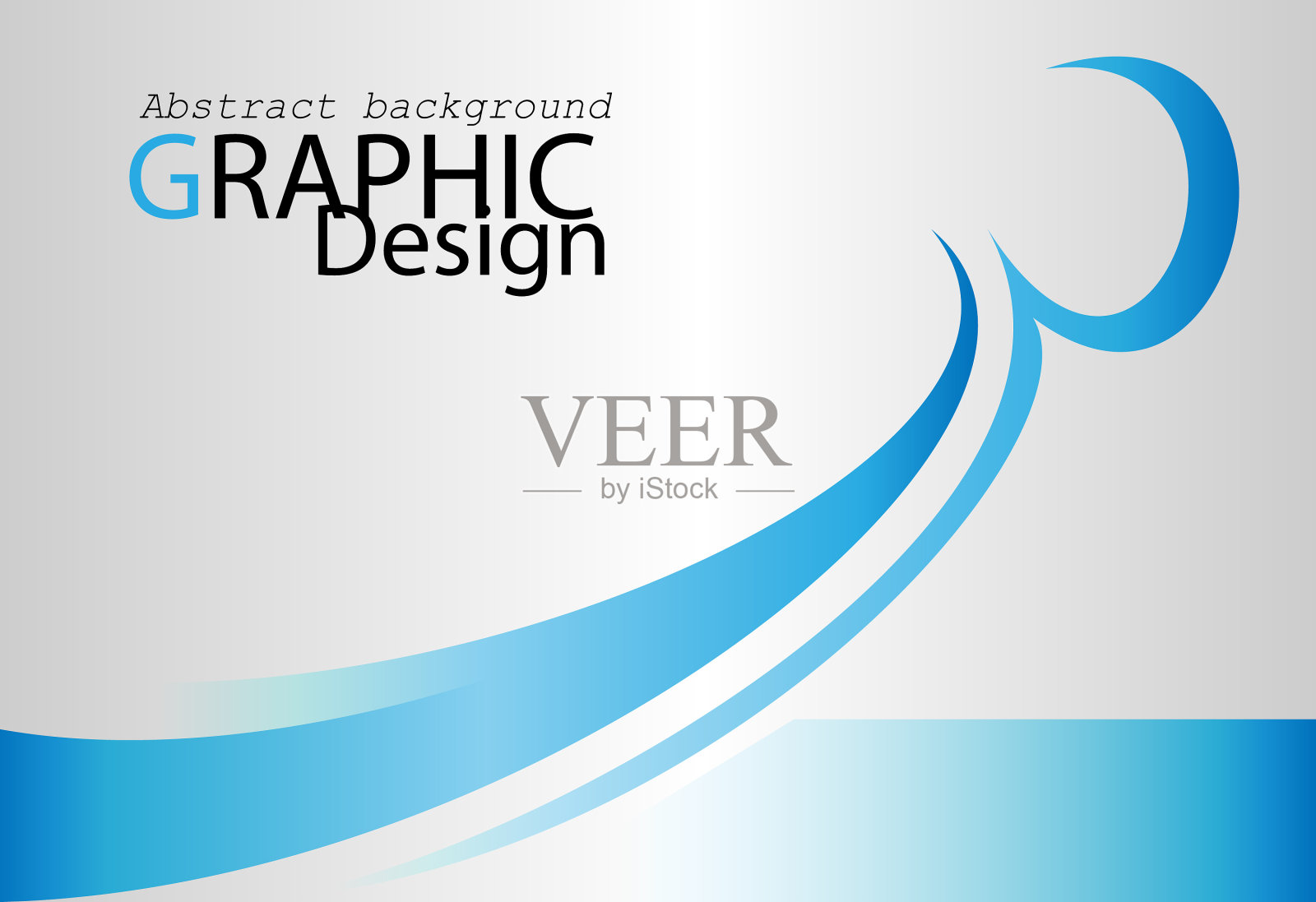 蓝色抽象背景插画图片素材