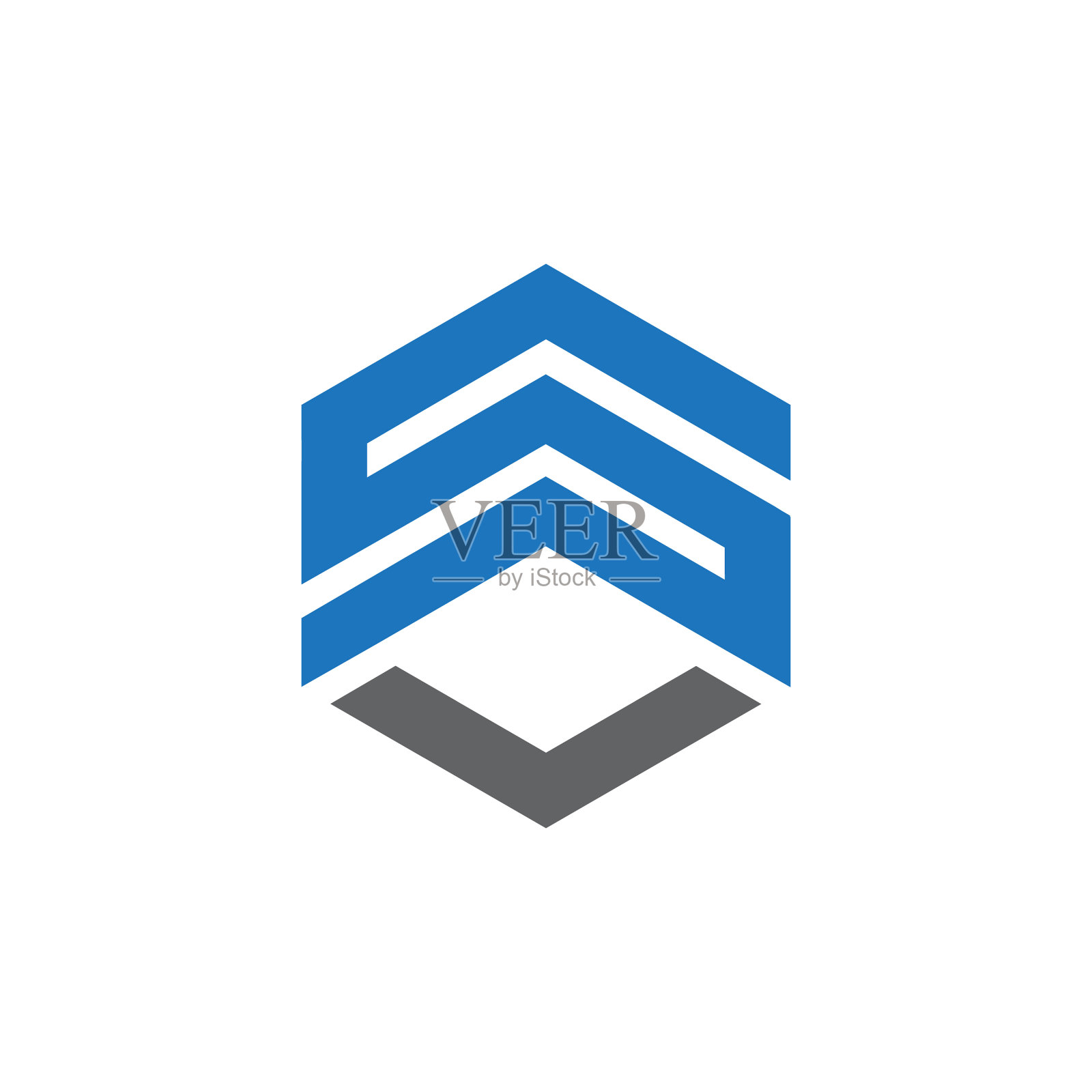 酷和现代的标志首字母设计元素图片