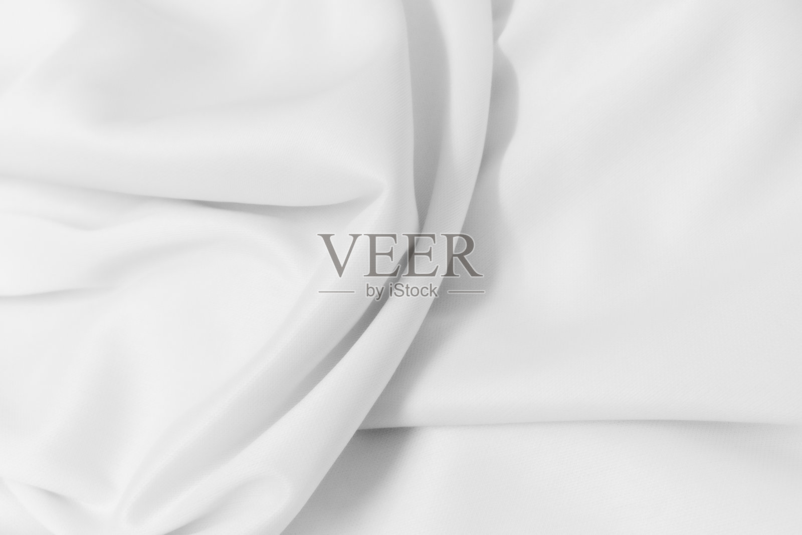 皱纹白布照片摄影图片