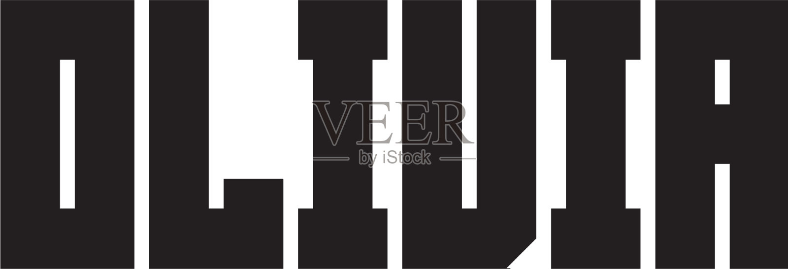 奥利维亚插画图片素材