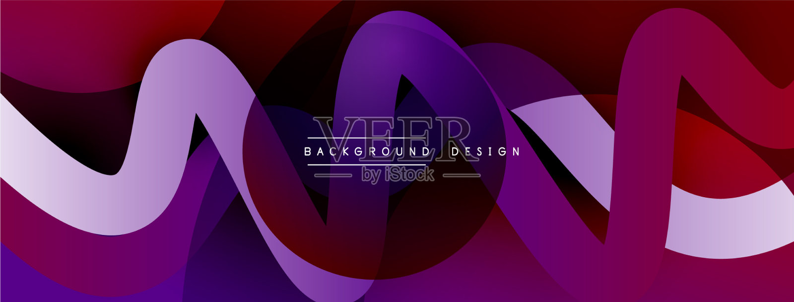 抽象交叠线和圆几何插画图片素材