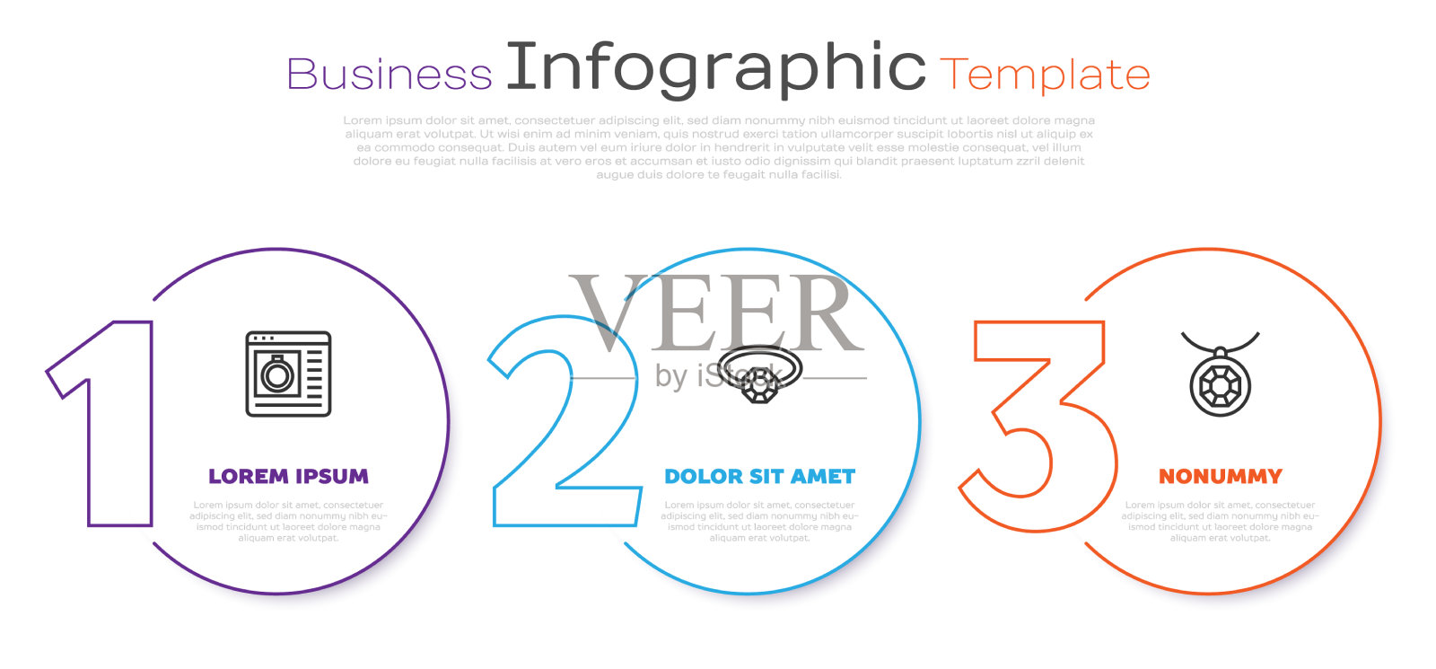 集行珠宝网上购物钻石插画图片素材
