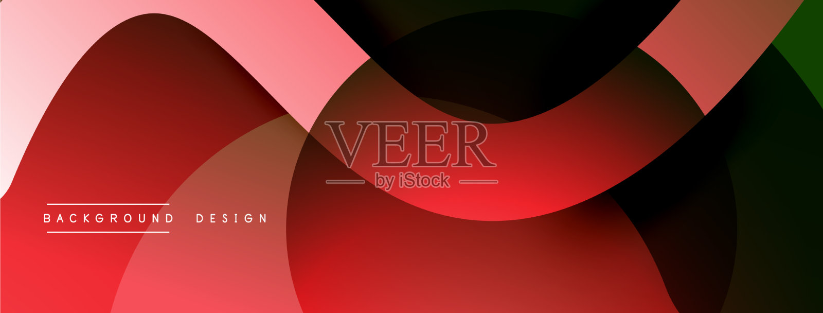 抽象交叠线和圆几何插画图片素材