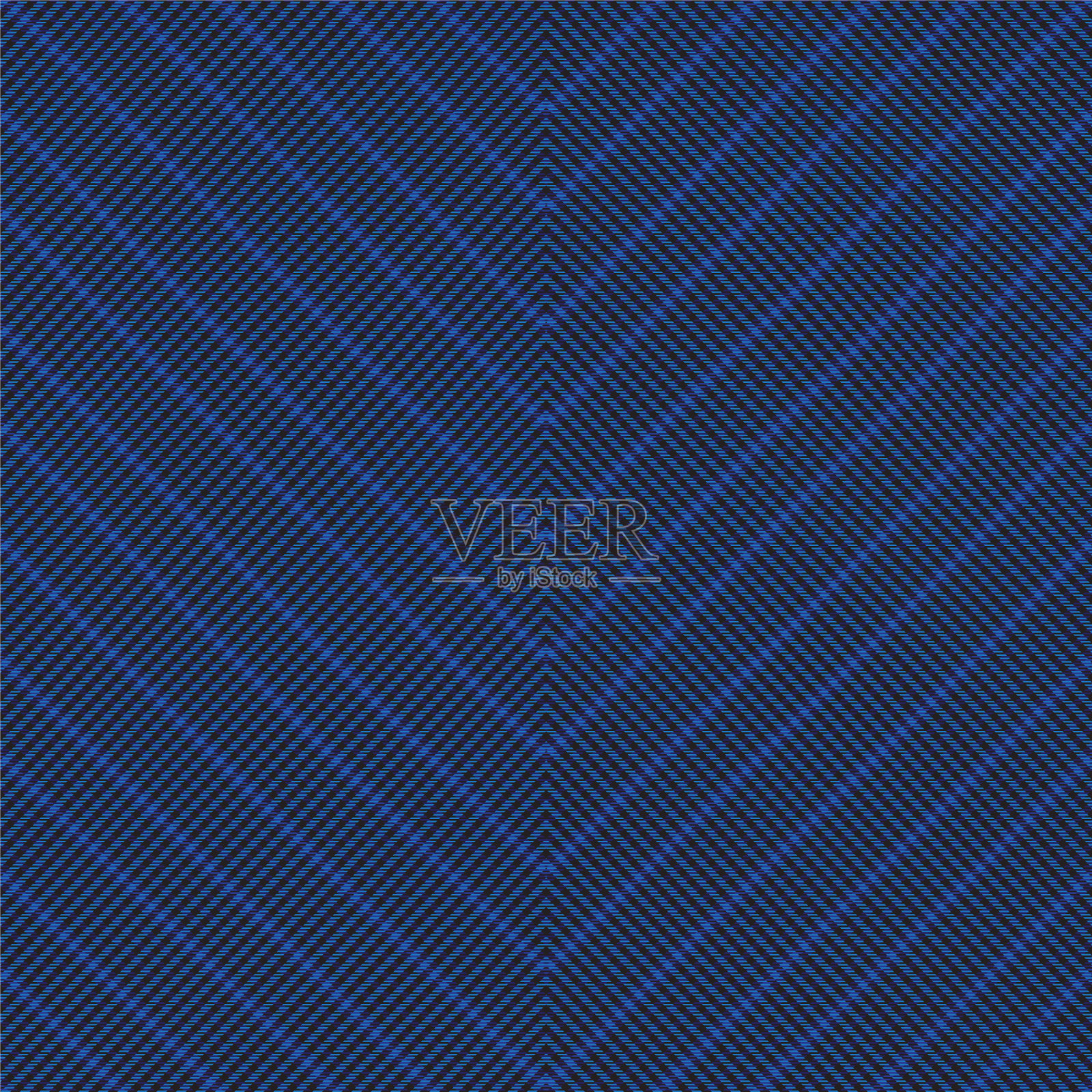 蓝色人字形格子呢纹理无缝插画图片素材