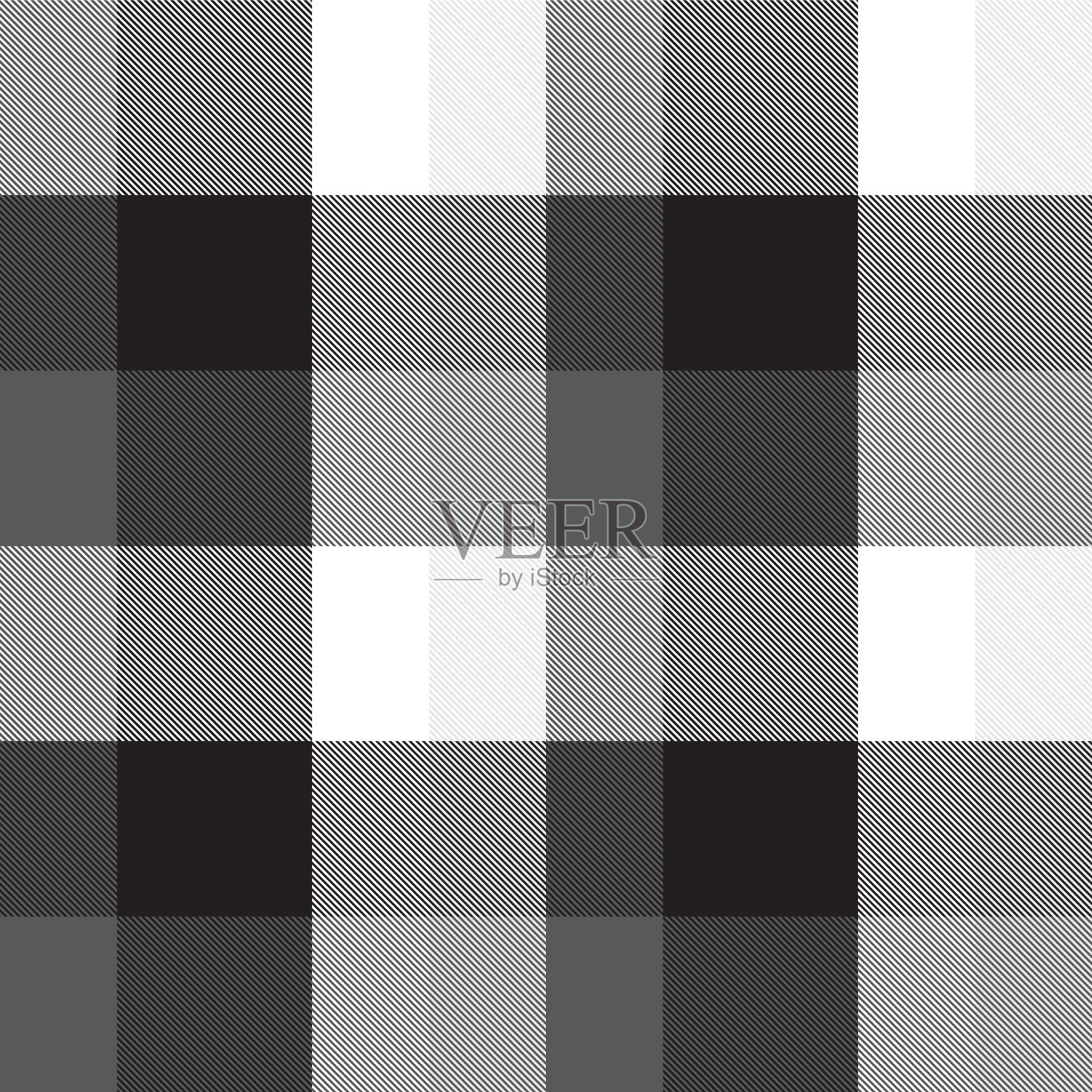 黑白不对称格子纹插画图片素材