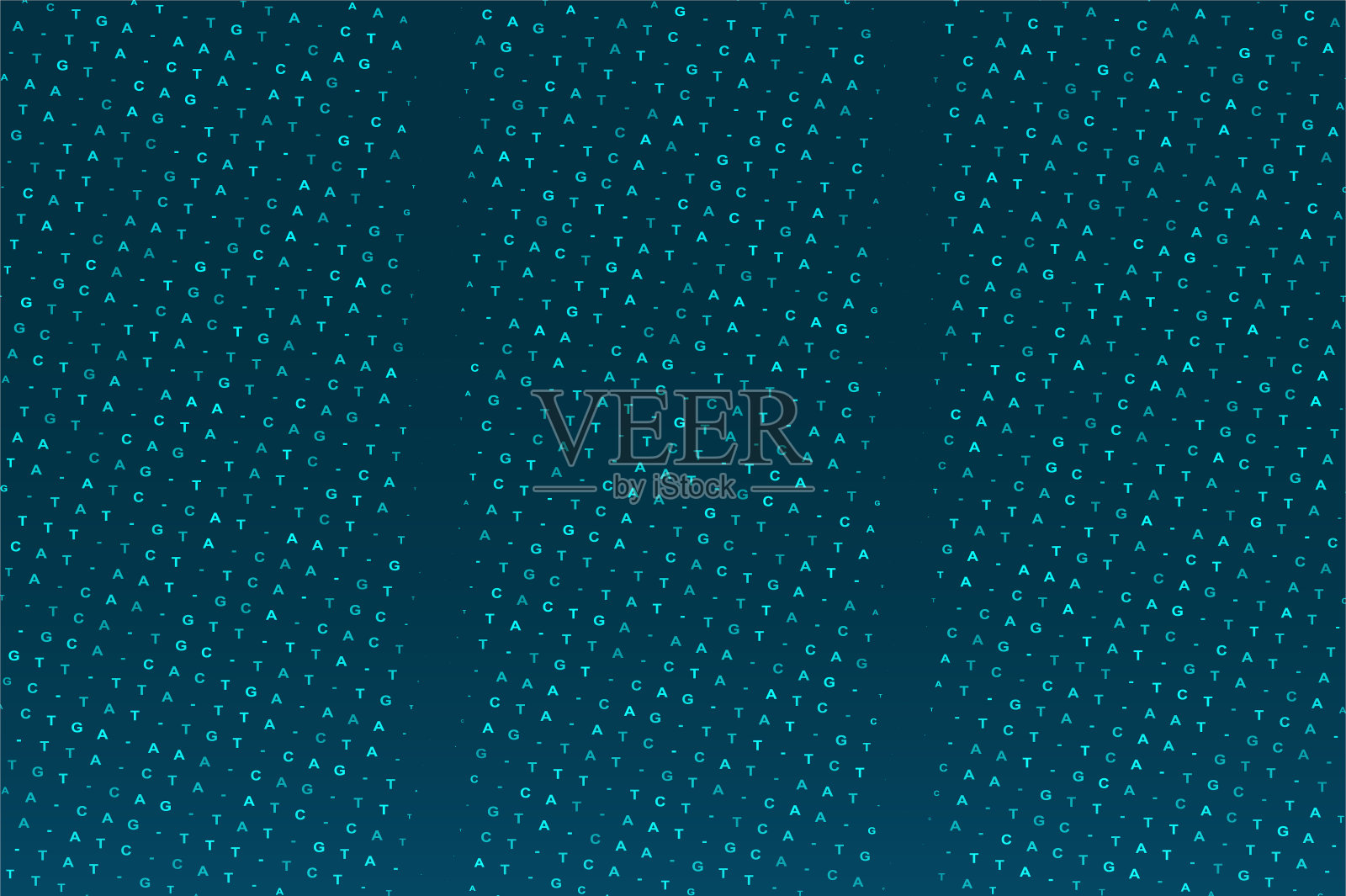 大基因组数据可视化插画图片素材