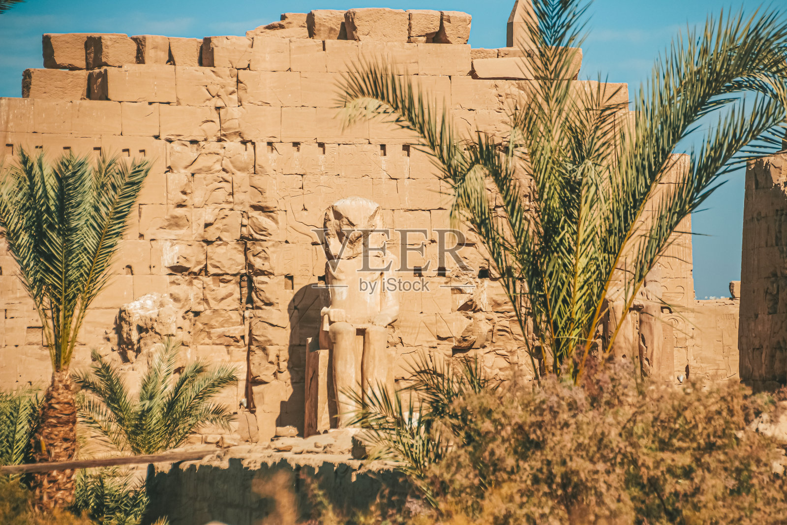 埃及卡纳克神庙遗址,卢克索最大的露天博物馆照片摄影图片