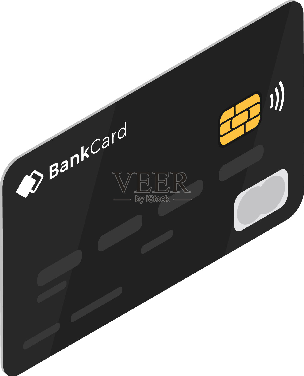 等距的信用卡设计元素图片