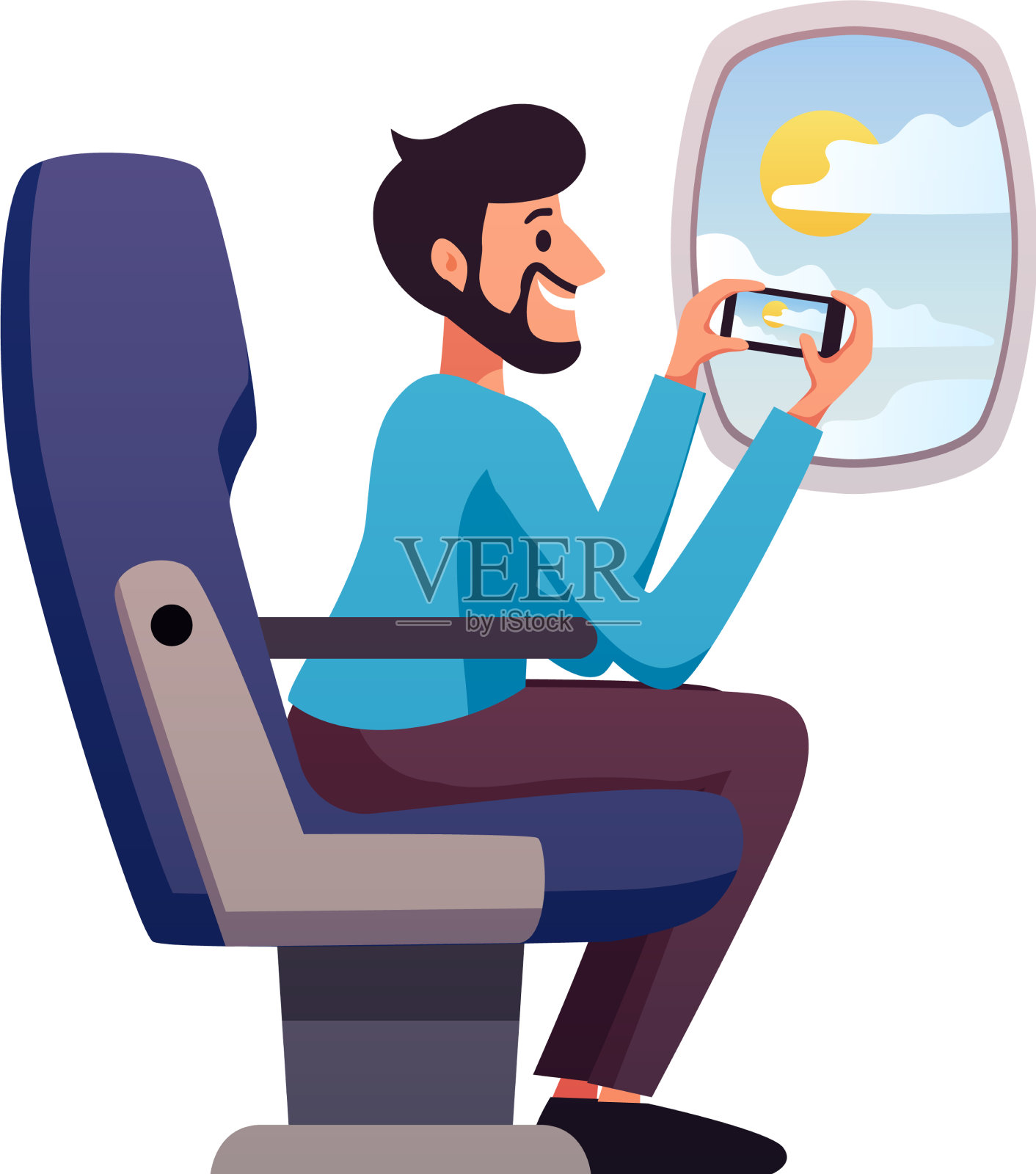 旅行的平设计元素图片