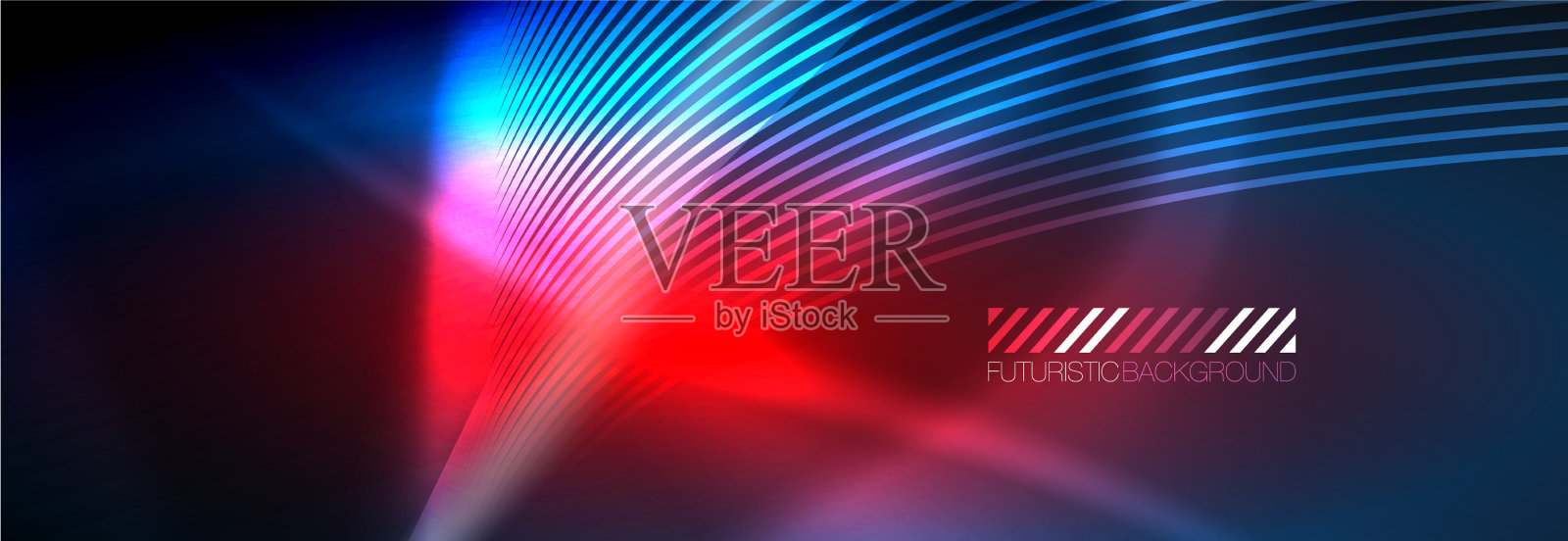 霓虹灯动态光束抽象壁纸插画图片素材