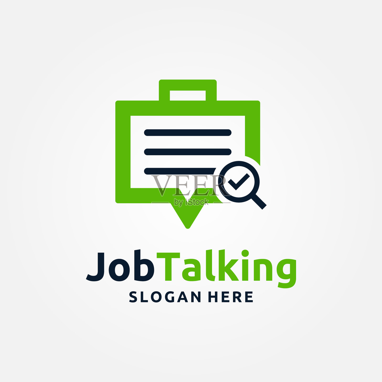 工作谈话标志模板设计社会工作聊天插画图片素材