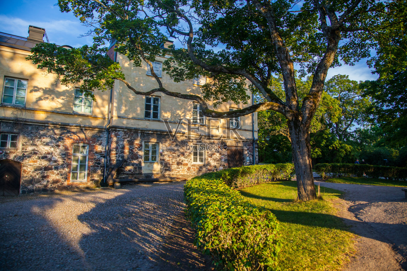 芬兰赫尔辛基苏门林纳附近的景色照片摄影图片