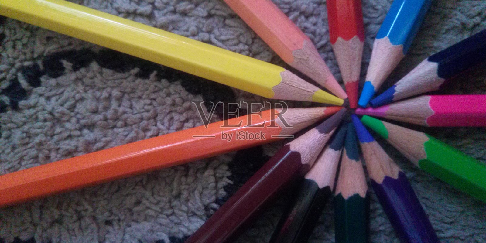 彩色铅笔照片摄影图片