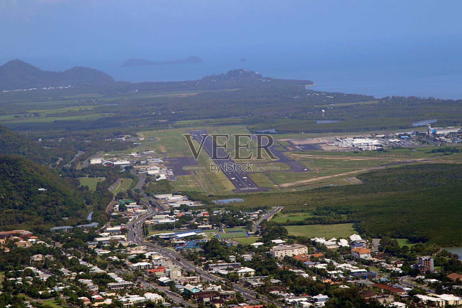 凯恩斯的航拍照片摄影图片