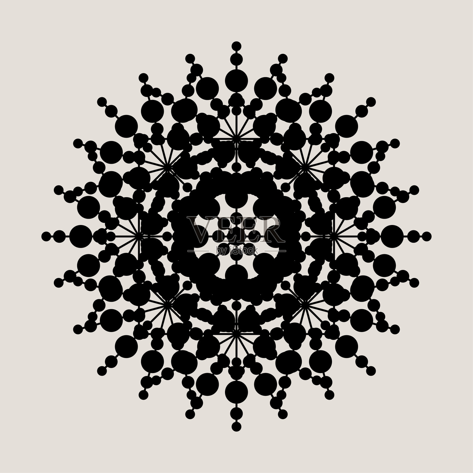 图形抽象曼荼罗花边装饰图案背景插画图片素材