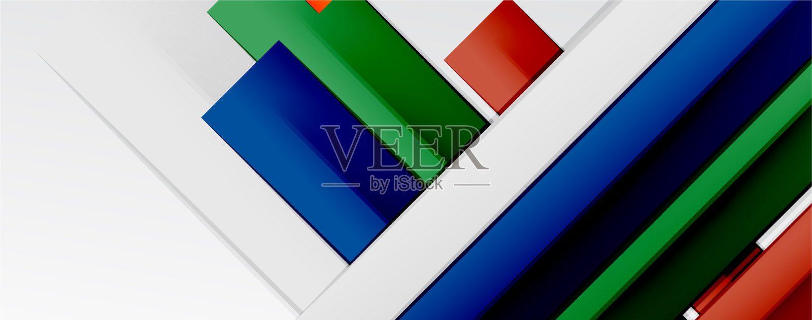 多色线条背景设计模板插画图片素材