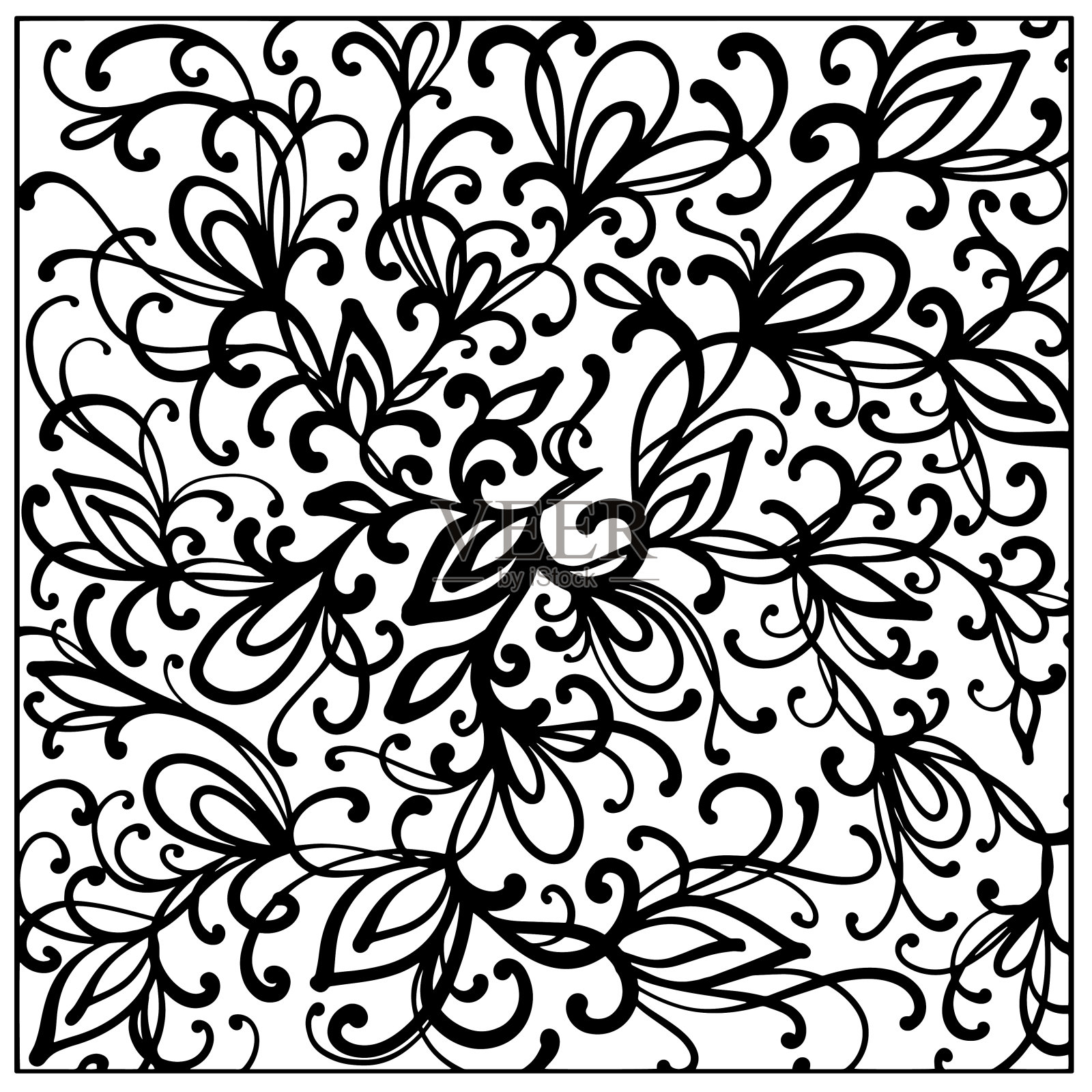 冬季图案矢量图(2)插画图片素材