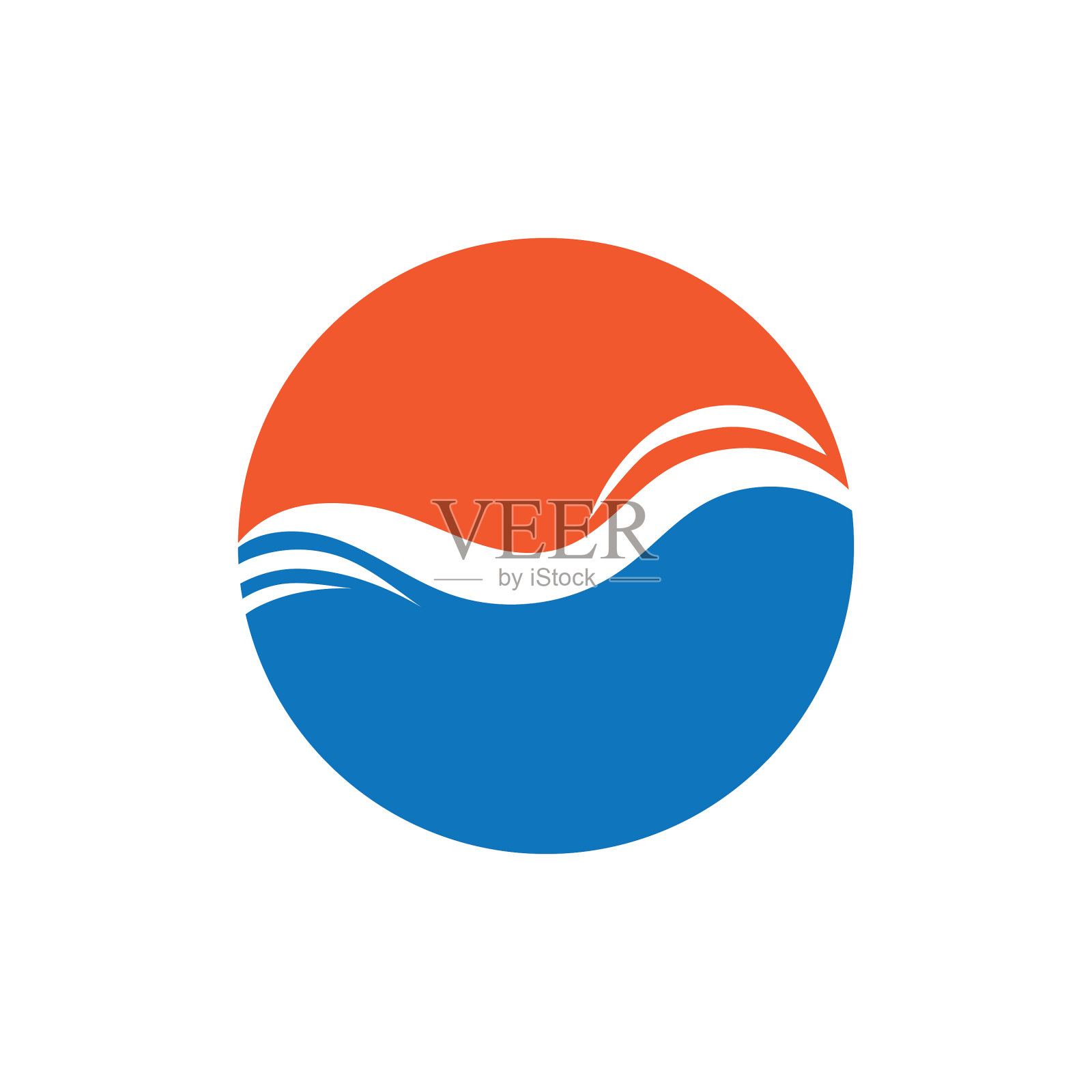 水波图标插画图片素材