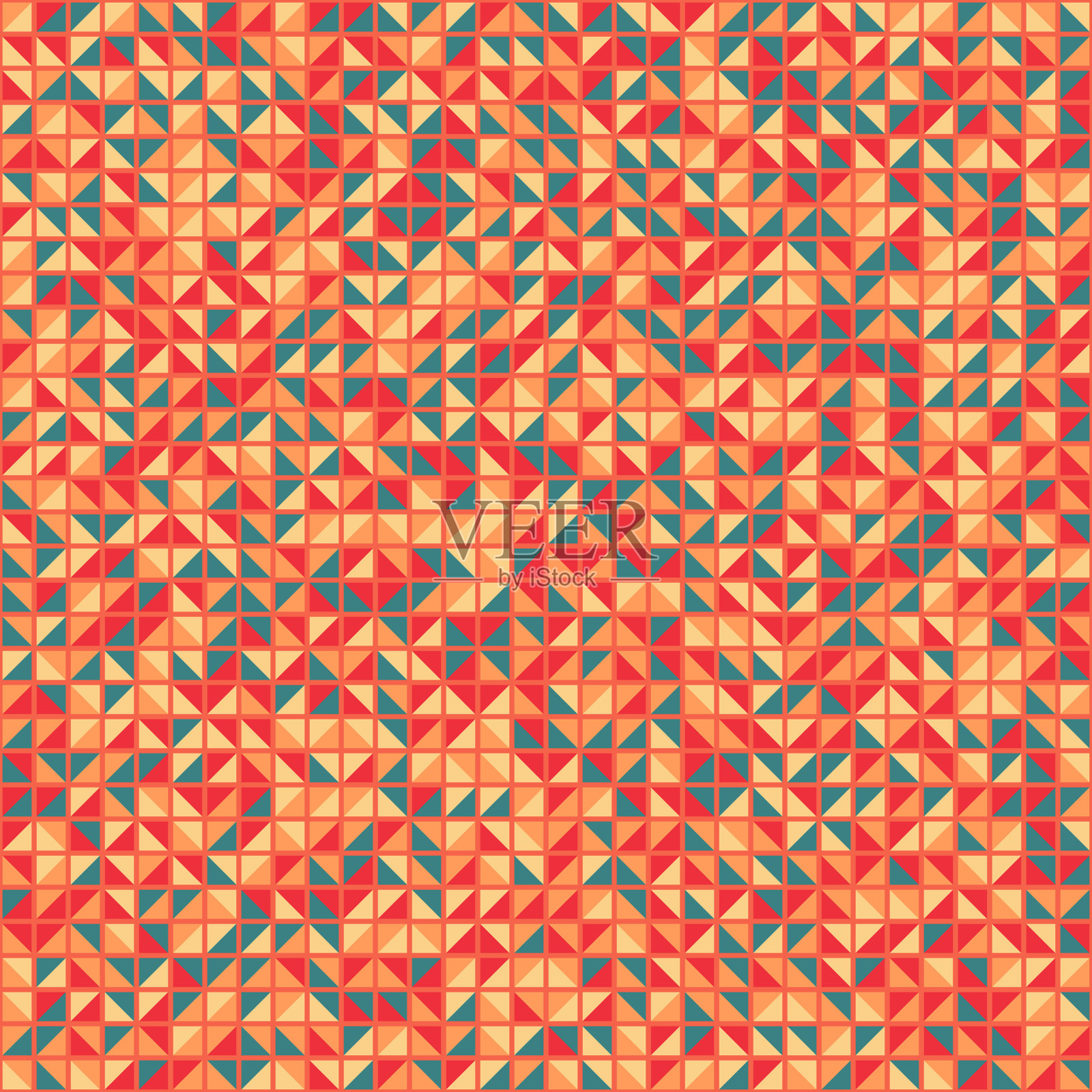 抽象几何图形生成计算艺术插图插画图片素材