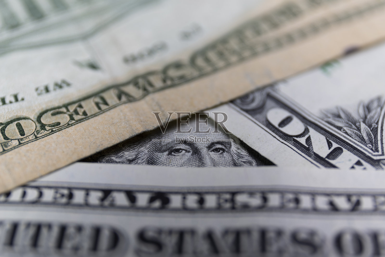 乔治·华盛顿盯着其他钞票的眼睛就因为你做错了什么。照片摄影图片