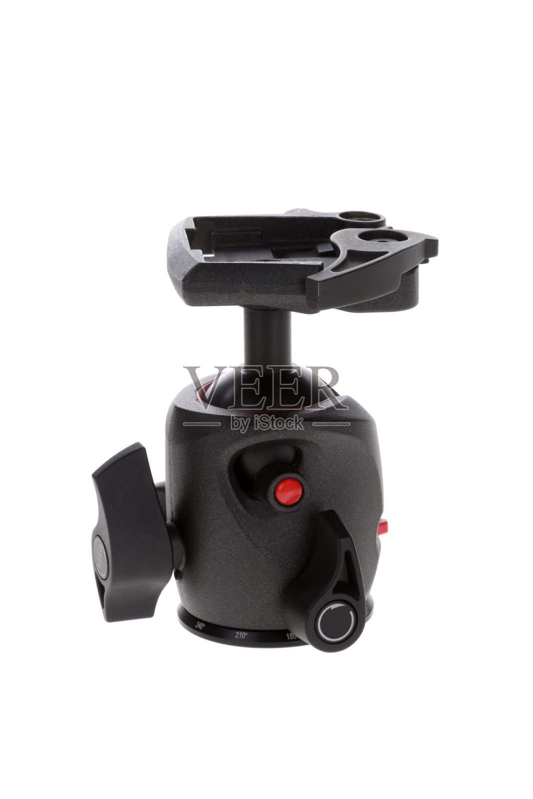 专业的白色背景球三脚架头照片摄影图片