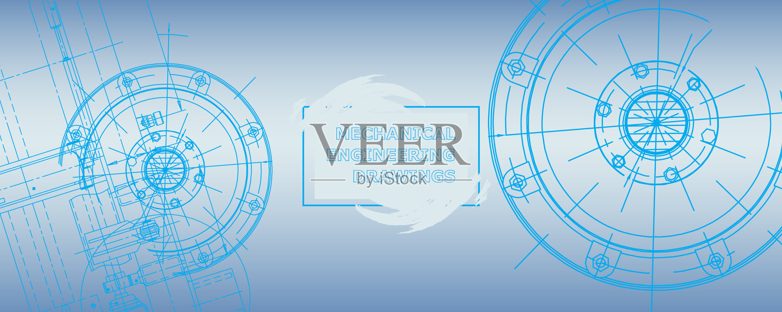 机械工程图抽形图插画图片素材