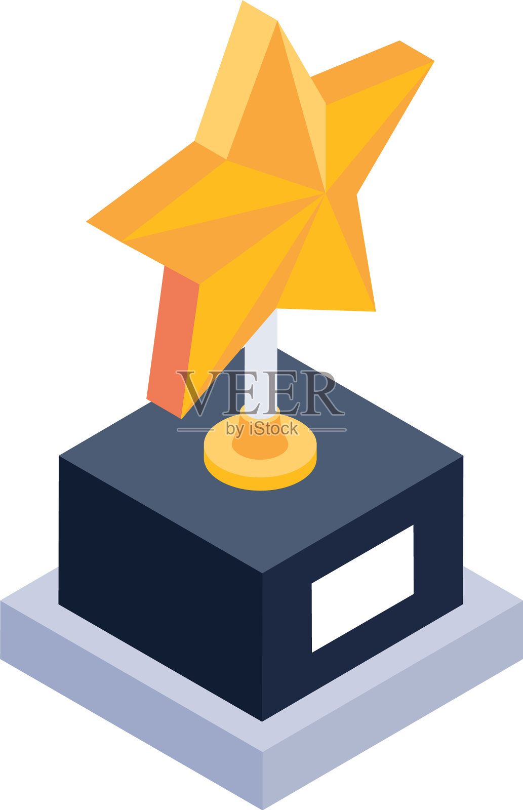 明星奖杯插画图片素材