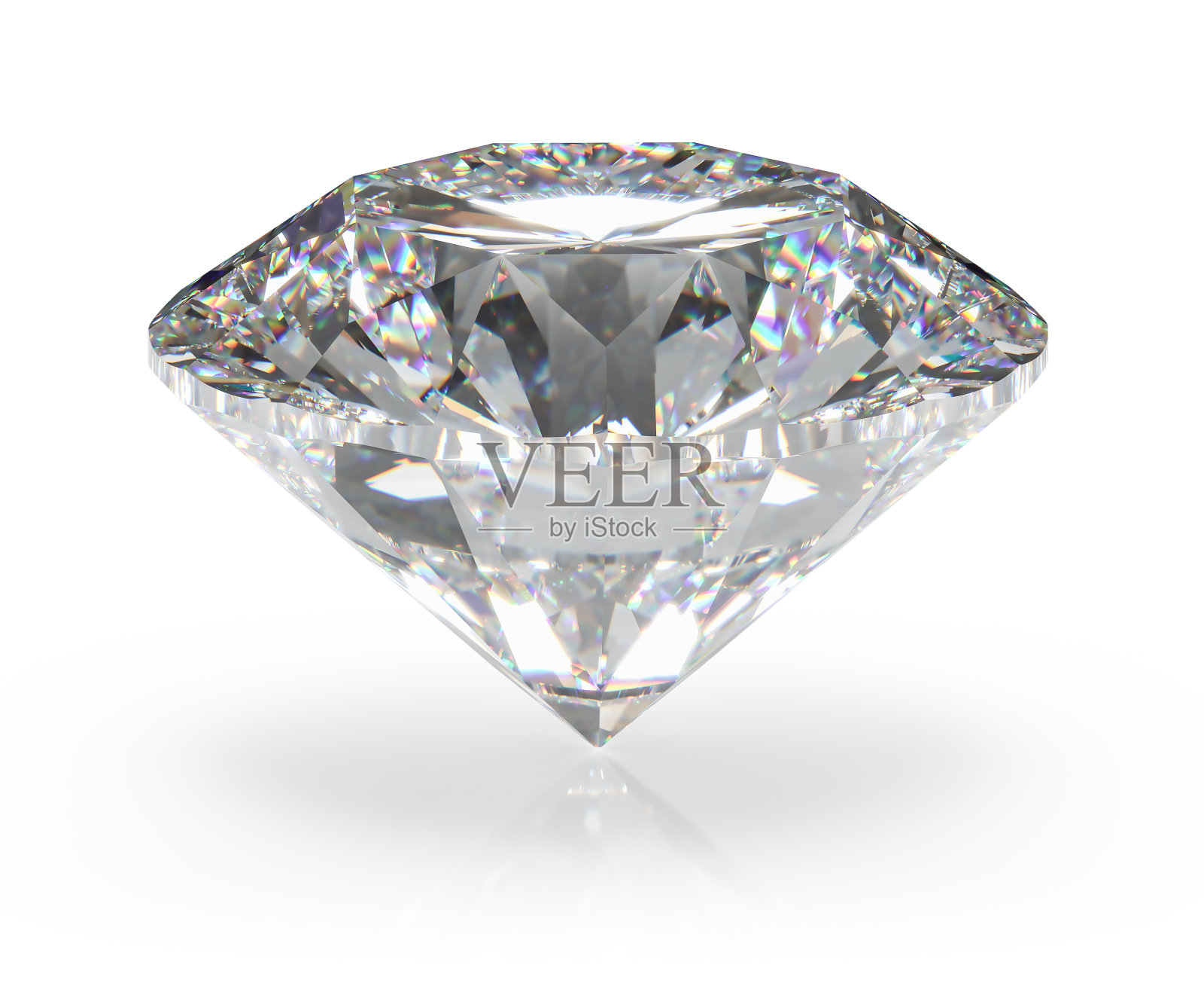 美丽闪亮的钻石在明亮的切割白色背景,-水晶背景照片摄影图片