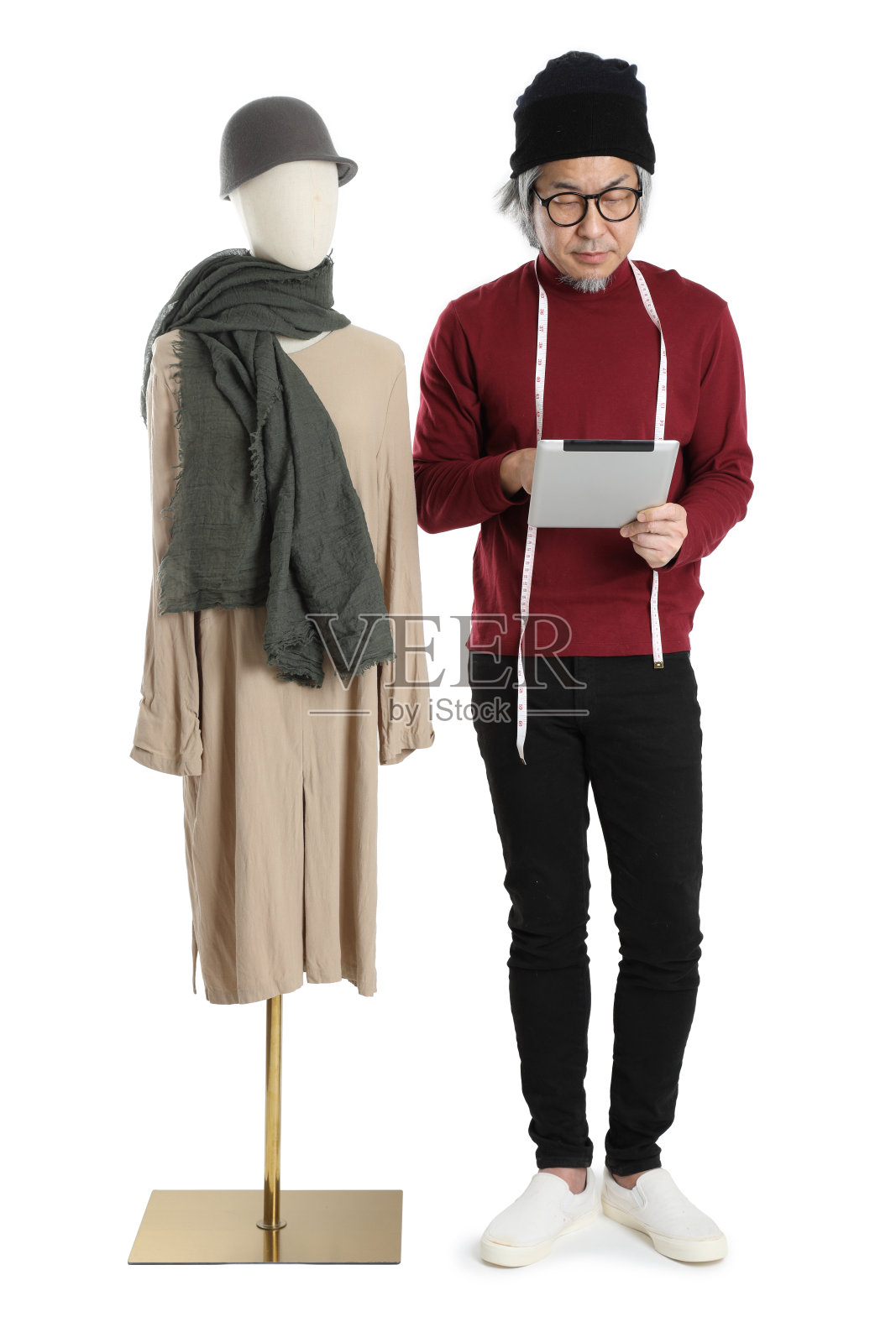 亚洲的时装设计师照片摄影图片