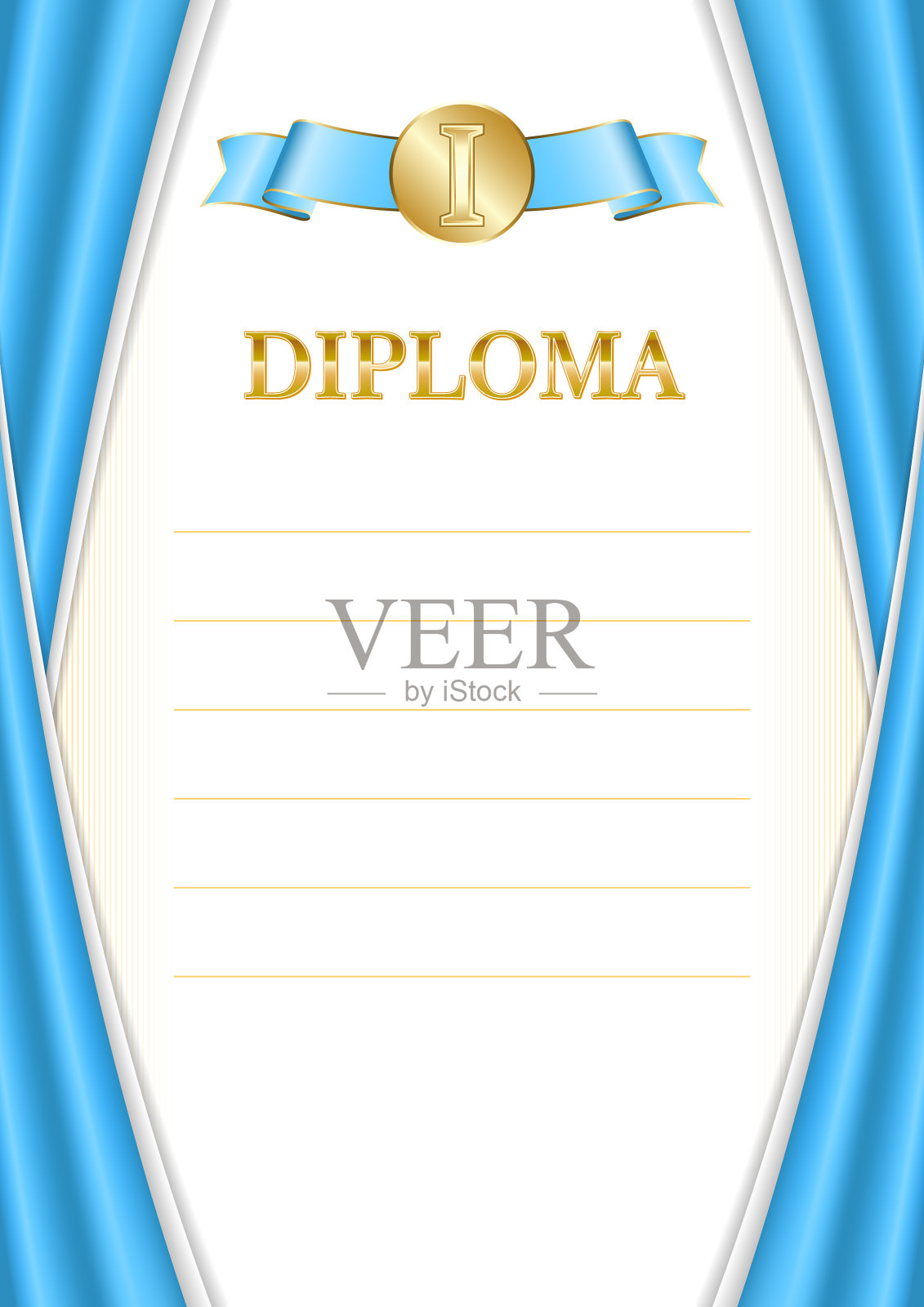 垂直框架和边界与圣卢西亚旗插画图片素材